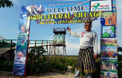 Camat Serius Dukung dan Benahi Agrowisata Bungaraya