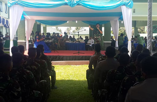 Panglima TNI Kunjungi Prajurit TNI dan Polri di Natuna
