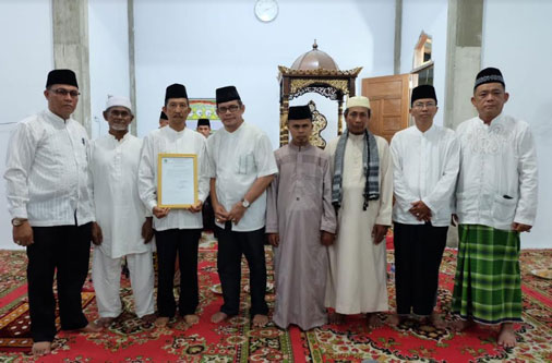 Surau Al-Hidayah Resmi Dikukuhkan Pemkab Inhil Menjadi Masjid