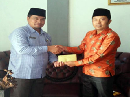 Ketua Komunitas Tanjak Siak Kunjungi KUA Pusako