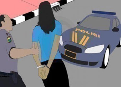 Curi Laptop dan Hape Milik Anak Kost, IRT Ini Diamankan Polisi