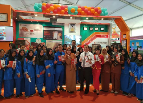 Ratusan Pelajar Kota Dumai Padati Stand Bank Riau Kepri Saat Dumai Expo