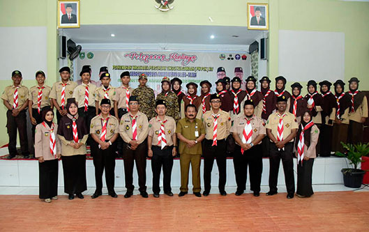 Bupati Bengkalis Lepas 24 Peserta PW PTKN ke-XIV tahun 2018