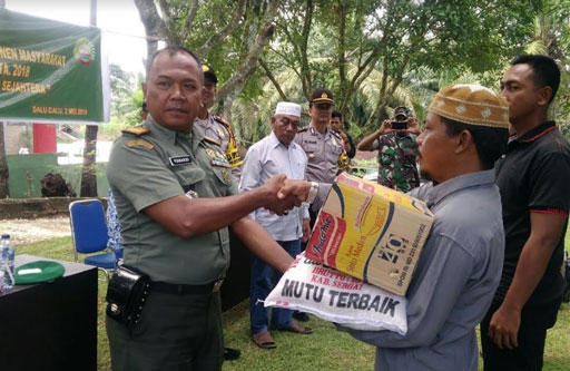 Koramil 11/Tambusai Laksakan Komsos Dengan Komponen Masyarakat