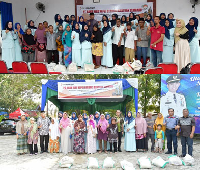Dharma Wanita Bank Riau Kepri Jalankan Program Indahnya Berbagi di Bulan Ramadhan