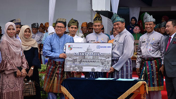 Apel HUT Pekanbaru Ke-234, Wako Sebut Perkantoran Tenayan Efektif 2019