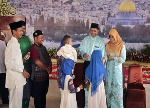 Open House Plt Bupati Siak Berbaur dengan Masyarakat