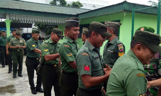 Keluarga Besar Koramil 08/Tandun Kodim 0313/Kpr Gelar Halal Bihalal