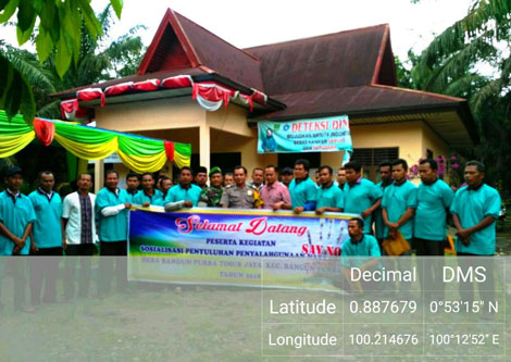 Babinsa Koramil 02 Rambah Dukung Sosialisasi Narkoba di Desa Binaannya