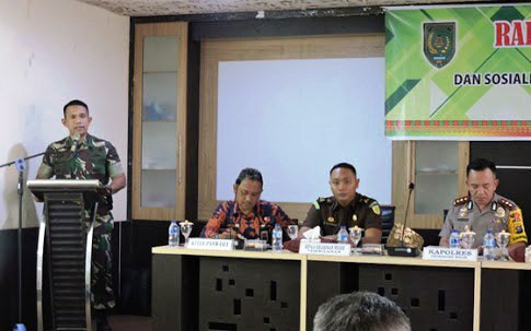 Pilkada Serentak, Dandim Inhil Tegaskan Prajurit Jangan Terlibat Politik Praktis