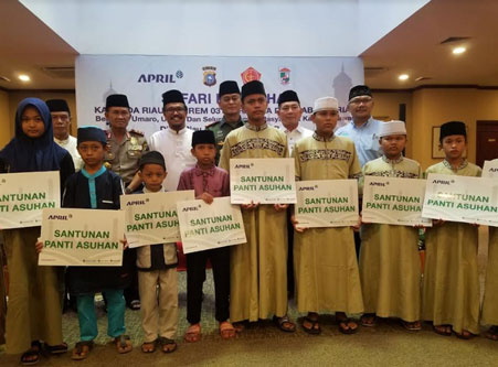 Danrem 031/Wira Bima Bersama Forkopimda Riau Safari Ramadhan di Pangkalan Kerinci
