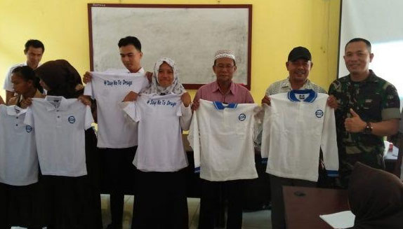 Satgas TMMD Kodim 0320/Dumai Gandeng BNN Kota Dumai Adakan Penyuluhan