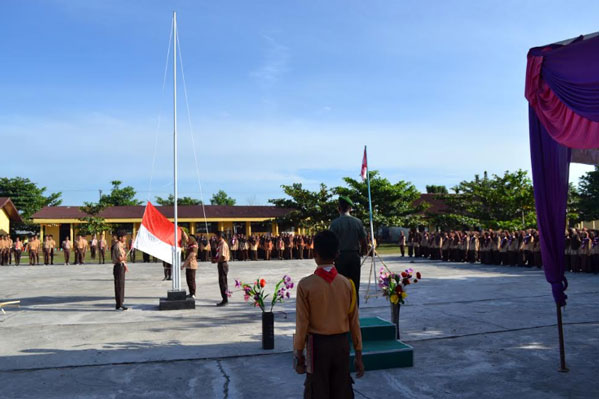 Peringatan Hari Pramuka Ke 57 Di SMA Negeri 1 Kepenuhan