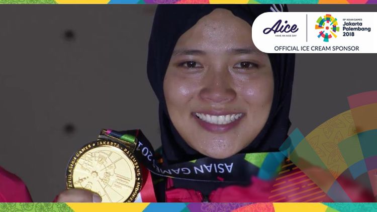 Gadis Desa yang Gemar Panjat Pohon Sabet Medali Emas Asian Games 2018