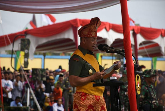 Penutupan TMMD Ke-102 Kodim Bengkalis Berlangsung Meriah