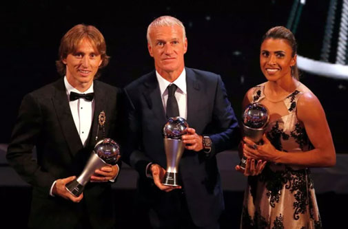 Daftar Lengkap Peraih The Best FIFA Football Awards 2018