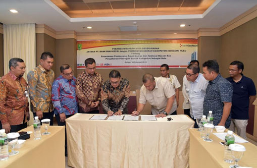 Pemkab Inhu Percayakan Transaksi Non Tunai Kepada Bank Riau Kepri