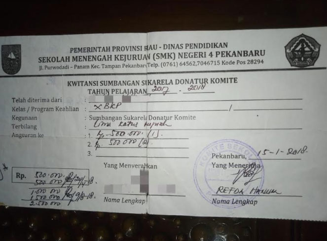 Dewan Soroti Pungli dan Penggunaan Dana BOS di Sekolah