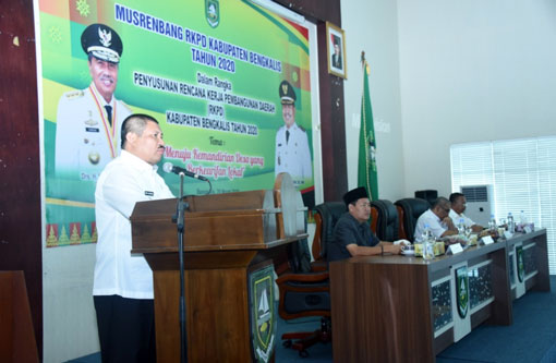 Bupati Amril Buka Musrenbang RKPD Kabupaten Bengkalis Tahun 2020