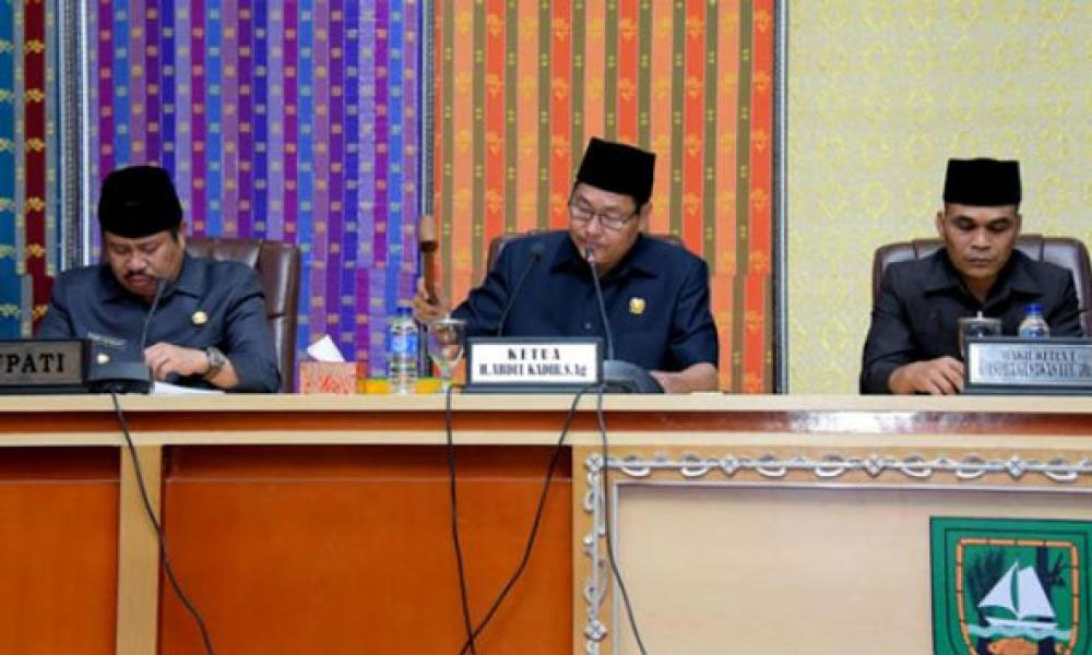 DPRD Bengkalis Sahkan APBD-P Tahun 2019