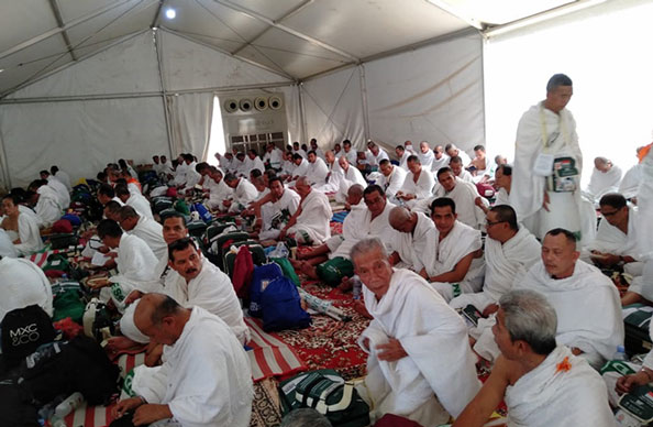 Jamaah Haji Bengkalis Sudah di Arafah, Menunggu Persiapan Wukuf