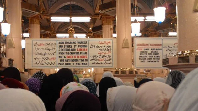 Enam Tiang di Taman Surga Raudhah, Ada Namanya Loh