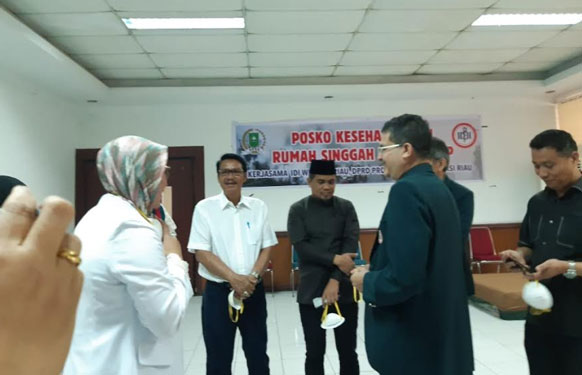 Posko Kesehatan dan Rumah Singgah Kedap Suara DPRD Riau Diresmikan