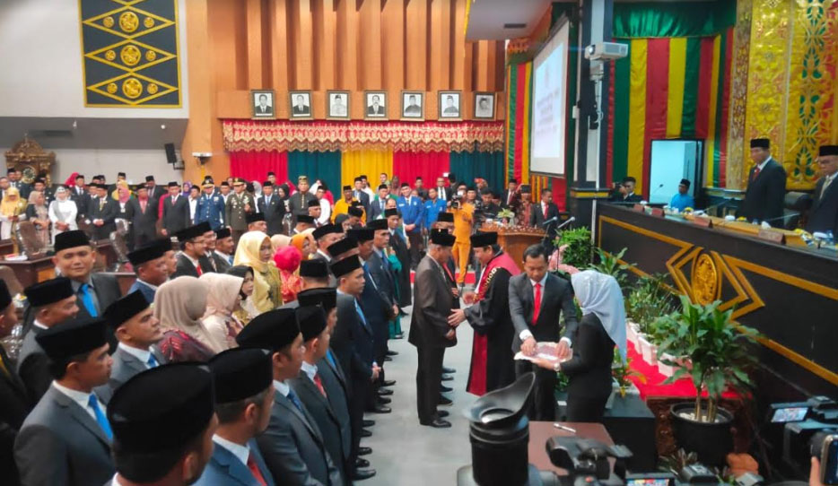 Resmi Dilantik, Ini Nama 45 Anggota DPRD Pekanbaru Periode 2019-2024