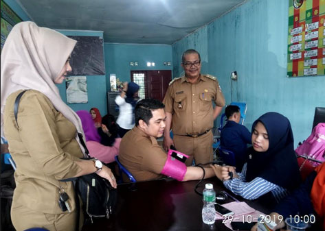‘Peduli Sesama’ Kelurahan Sialang Rampai Gelar Donor Darah