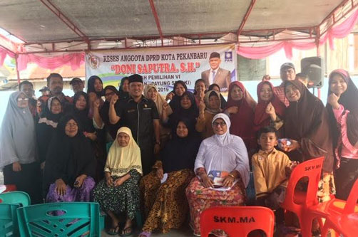 Reses Doni Saputra SH, Warga Keluhkan Susah Dapat Lowongan Pekerjaan Bagi Warga Kampung Dalam