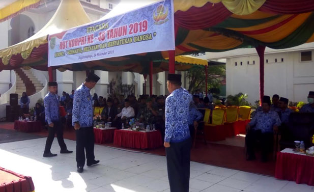 Bupati Suyatno Marah-marah, Giat HUT Korpri ke 48 di Rohil Tidak Manfaat Pada Masyarakat
