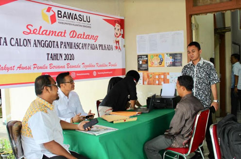 Lamaran Panwascam Dibuka, 149 Orang Mendaftar di Hari Pertama
