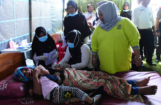 Sukseskan Pencanangan BBGRM ke-XVI Riau, UPT Puskesmas Lubuk Muda Gelar Bakti Sosial