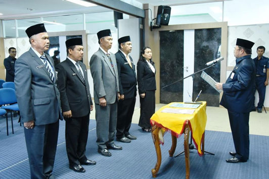 Sekda Bengkalis Lantik 2 Pejabat Eselon II dan 3 Eselon IV