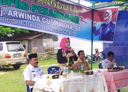 Di Reses Hj Arwinda, Selain Infrastruktur Regenerasi Koperasi dan Puskesmas juga Dikeluhkan Warga Rejosari