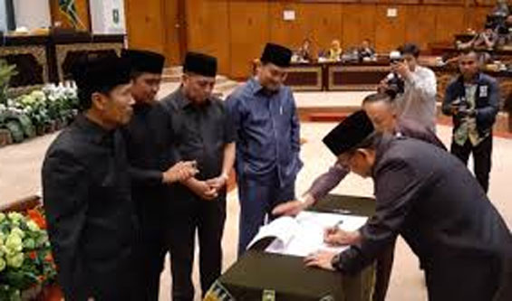 APBD Riau 2020 Disahkan Rp 10,282 Triliun