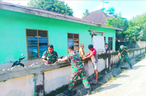Peduli Pendidikan, Koramil 11 Tambusai Cat MDTA Aisyiah