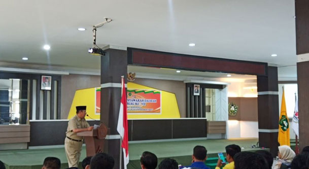 Asissten I Setdaprov Riau Hadiri Musda BEM se-Provinsi Riau ke-VII