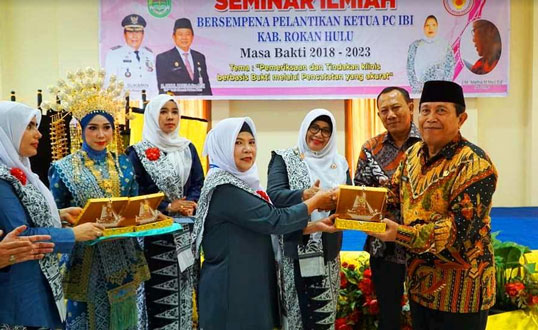 Pengurus IBI Rohul Dilantik, Pemkab Siap Jadi Mitra Strategis