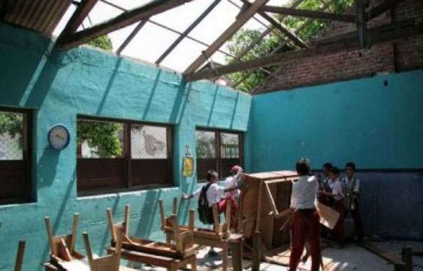 251.316 Ruang Sekolah Rusak Berat, Pemda Diimbau Optimalkan 20% APBD
