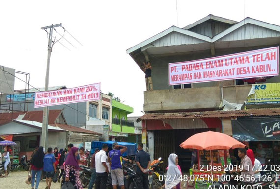 Ratusan Warga Kabun Ultimatum PT PEU Patuhi SK Kemenhut RI 2013