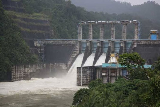 Lima Pintu Waduk PLTA Koto Panjang Dibuka Setinggi 60 cm hingga 80 cm