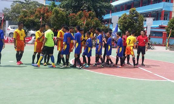 12 Sekolah Berlaga di Turnamen Futsal SMK Telkom Pekanbaru Cup 2019