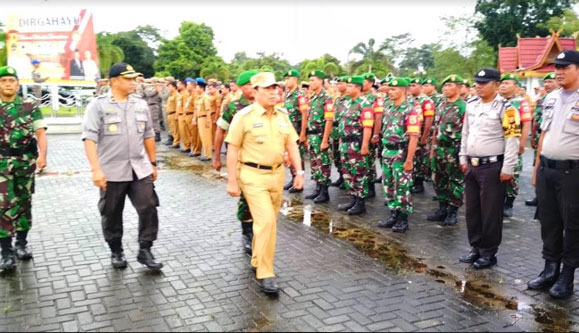 Aktif Dalam Penanggulangan Bencana, Sukiman: Terimakasih TNI-Polri dan BPBD Rohul