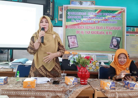 Penyelenggara Pendidikan Inklusi, SMAN 4 Pekanbaru akan Bangun Toilet dan Jalur Khusus ABK