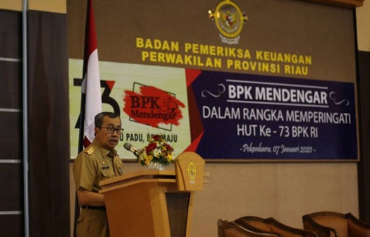Gubri Dukung Upaya BPK RI Selesaikan Laporan Keuangan Tepat Waktu