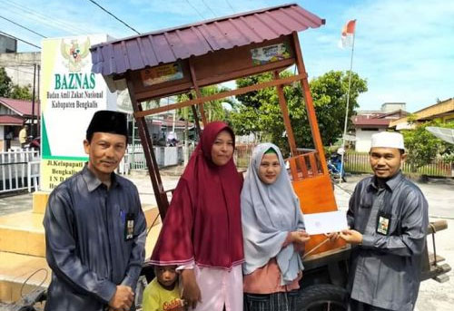 Baznas Bengkalis Bantu Modal Usaha kepada Muallaf