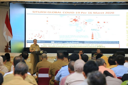Gubri Tetapkan Riau Siaga Darurat COVID-19