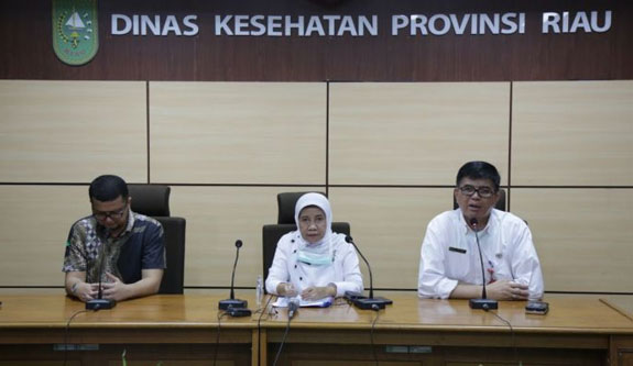 Dinkes Riau Umumkan Satu Pasien Dinyatakan Positif Corona