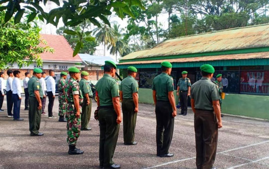 Koramil 02 Rambah Berangkatkan Calon Prajurit TNI AD
